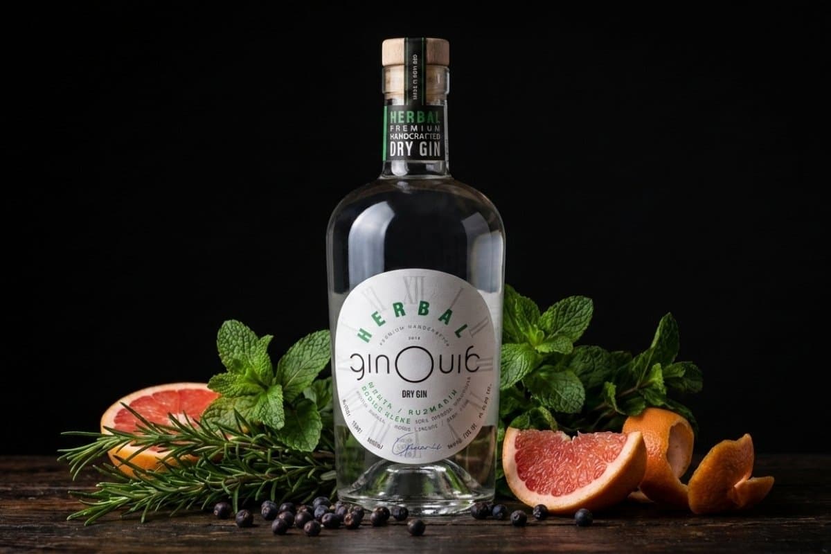Ginović Herbal craft gin 41% — New Western stil